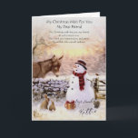 Cartão Meu desejo de Natal para você Meu querido Natal<br><div class="desc">"Feliz Natal para um Cartão de Natal Muito Especial Amigo" é uma maneira emocionante de transmitir seus desejos calorosos e celebrar sua amizade especial durante o feriado. Esta carta é perfeita para mostrar sua apreciação e espalhar alegria para um amigo que tem um lugar especial em seu coração. É um...</div>