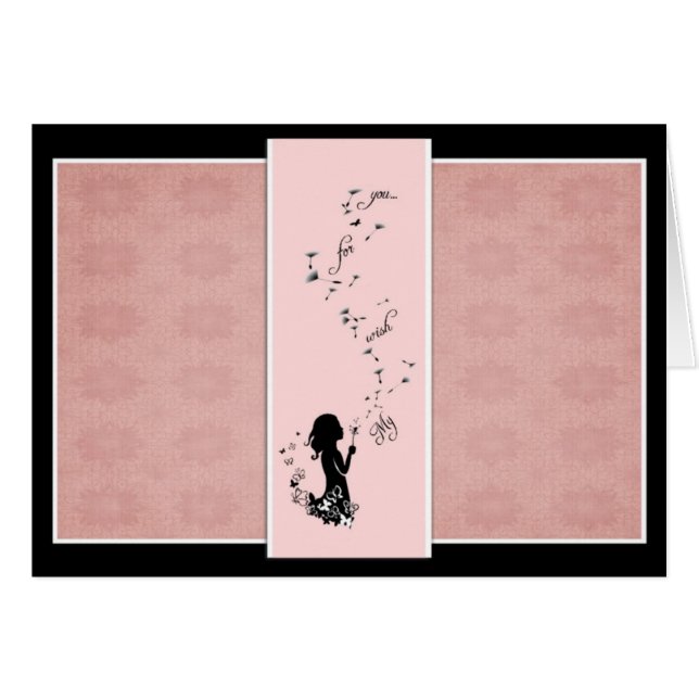 Cartão Meu desejo para você… (Frente Horizontal)