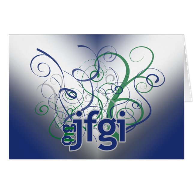 Cartão Meu Deus! (Frente horizontal)