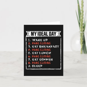 Cartão Meu Dia Ideal Presente de Aniversário Divertido de