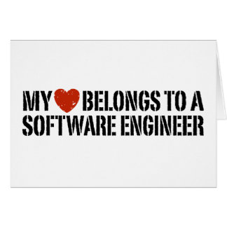 Cartão Meu Engenheiro de software cardíaco