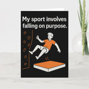 Cartão Meu Esporte Envolve Cair De Proposito Climbing Hum