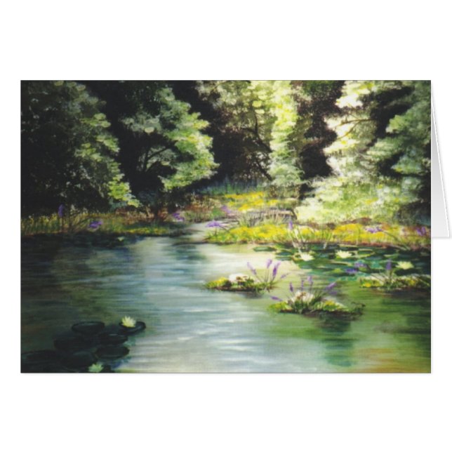 Cartão "Meu furo da pesca " (Frente Horizontal)