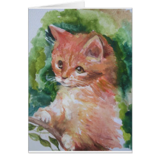 Cartão Meu gato adorável