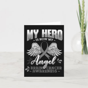 Cartão Meu Herói É Meu Anjo Cérebro Tumor Neurocirurgiões
