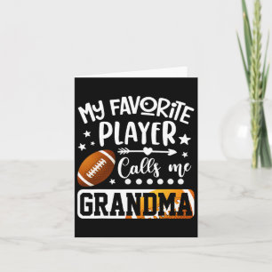 Cartão Meu Jogador De Futebol Favorito Me Chama De Avó