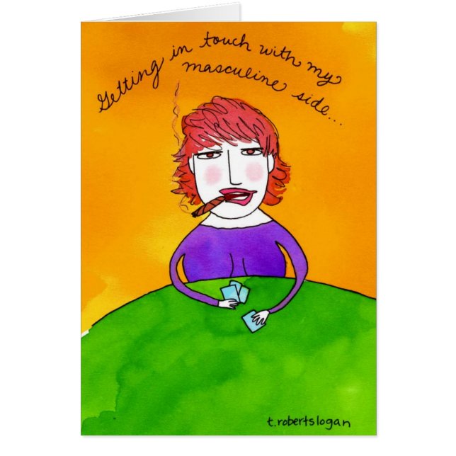 Cartão Meu lado masculino (Frente)