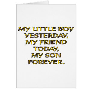 CARTÃO MEU LITTLE BOY