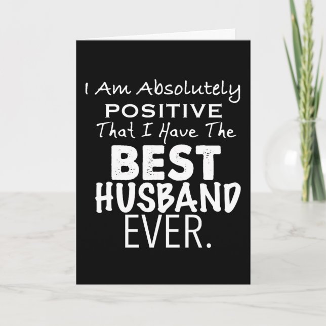 CARTÃO ***MEU MARIDO E MELHOR MARIDO*** ANIVERSÁRIO (Frente)