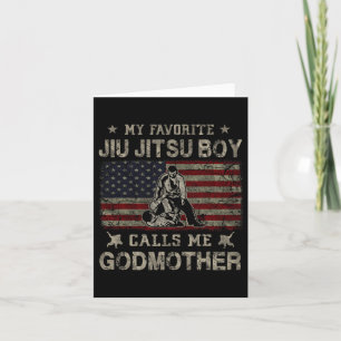 Cartão Meu Menino Favorito de Jiu Jitsu Me Chama de Madri