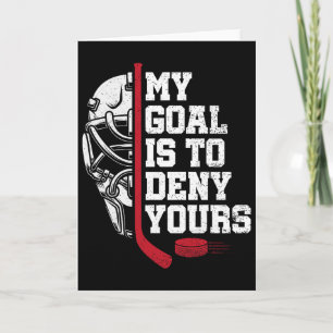 Cartão Meu Objetivo É Negar O Seu Camisa Engraçada De Gol