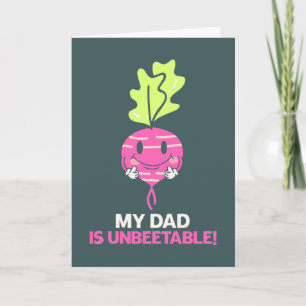 Cartão Meu pai é imbatível piada do dia dos pais papai tr