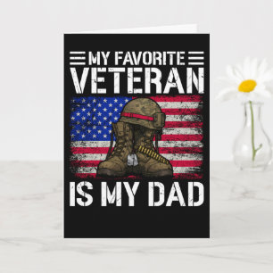 Cartão Meu Pai É Meu Veterano Favorito Presente Para o Di