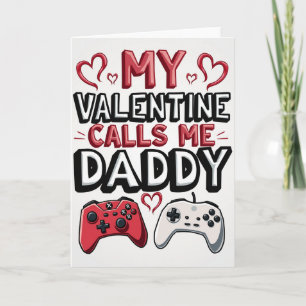 Cartão Meu Papai Gamer no Dia dos Namorados