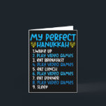 Cartão Meu perfeito jogo de vídeo Chanukah Jew Men Bo<br><div class="desc">Meu perfeito jogo de vídeo Chanukah Jovens Homens Masculinos Chanukah</div>