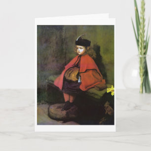 Cartão Meu Primeiro Sermão, John Everett Millais