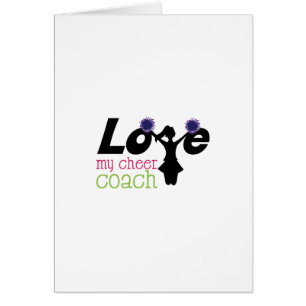 Cartão Meu treinador do elogio