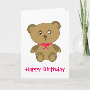 Cartão Meu Urso De Teddy