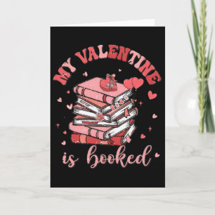 Cartão Meu Valentim Está Reservado Amo Ler Livros