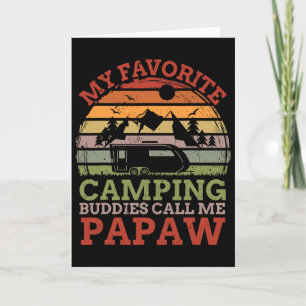 Cartão Meus Companheiros de Acampamento Favoritos Me Cham