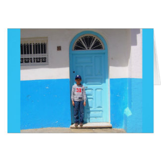 Cartão mew a vista no capítulo 5 de Marrocos