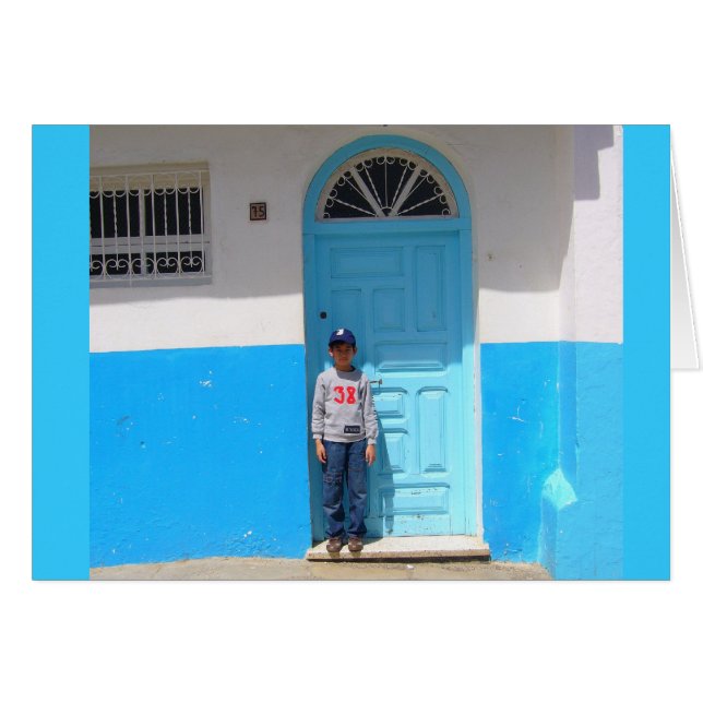 Cartão mew a vista no capítulo 5 de Marrocos (Frente Horizontal)