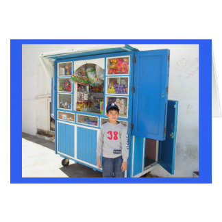Cartão mew a vista no capítulo 6 de Marrocos