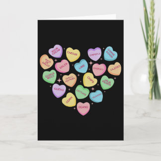 Cartão Mexican Food Heart Conversation Nachos Tacos Valen