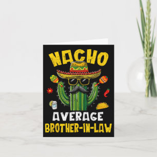 Cartão Mexicano Cinco de Mayo Nacho Média Irmão-de-Direit