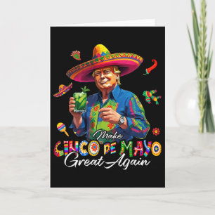 Cartão Mexicano Faça O Cinco De Maio Grande Novamente Eng
