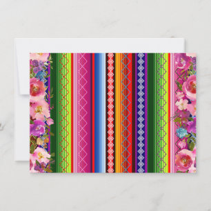 Cartão Mexicano Rosa e Ouro Miss Quinceañera