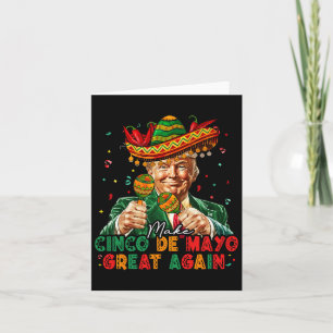 Cartão Mexicano Torne Excelente Cinco De Mayo Novamente E
