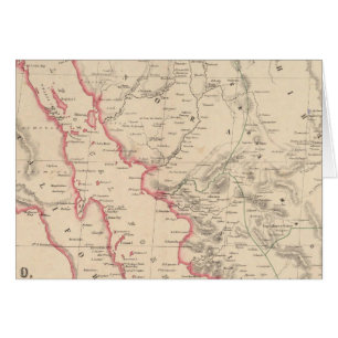 Cartão México, Estados do Noroeste