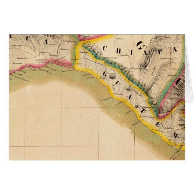 Cartão México, Guatemala 71 (Frente Horizontal)