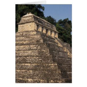 Cartão México, província de Chiapas, Palenque. Templo de