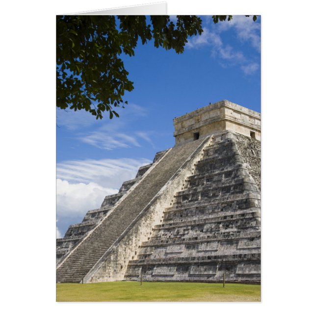 Cartão México, Quintana Roo, perto de Cancun, Chichen (Frente)