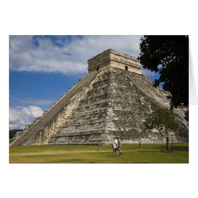 Cartão México, Quintana Roo, perto de Cancun, Chichen 6 (Frente Horizontal)