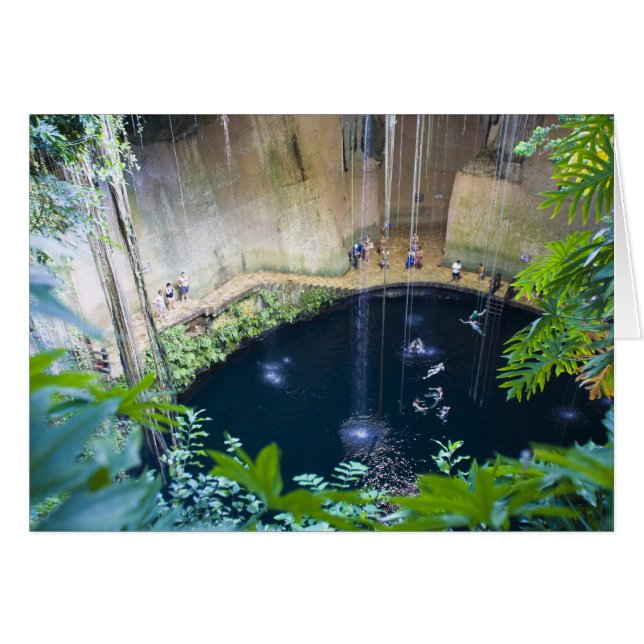 Cartão México, Quintana Roo, perto de Chichen Itza, (Frente Horizontal)