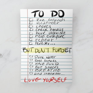 Cartão MHM - Autoamor