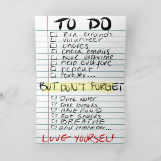 Cartão MHM - Autoamor