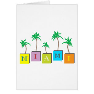 Cartão Miami Beach Palms