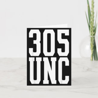Cartão Miami unc 305 código de área orgulhoso tio mia