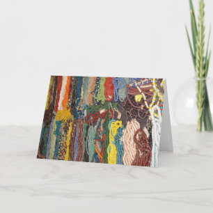 Cartão Miçangas de artefatos indianos