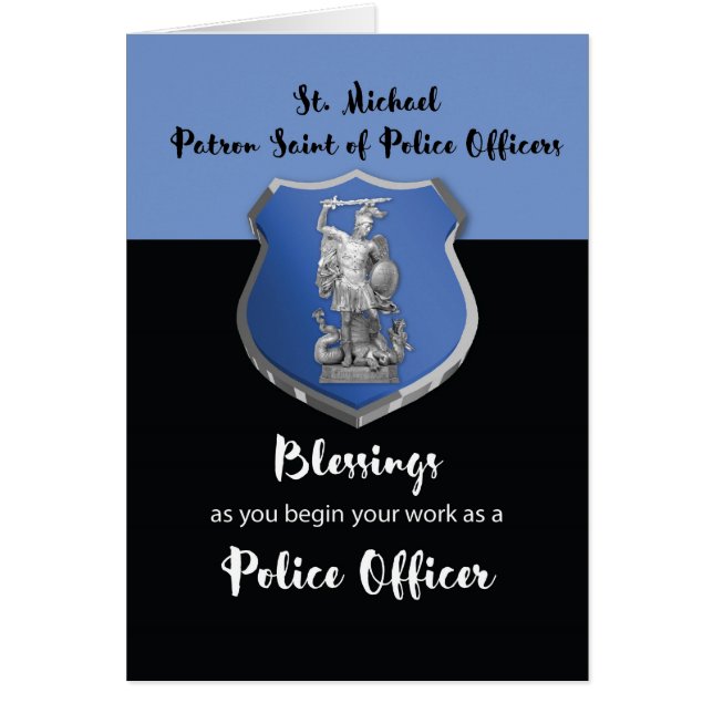 Cartão Michael Bessings para o novo policial (Frente)