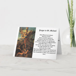 Cartão Michael, o Arcanjo