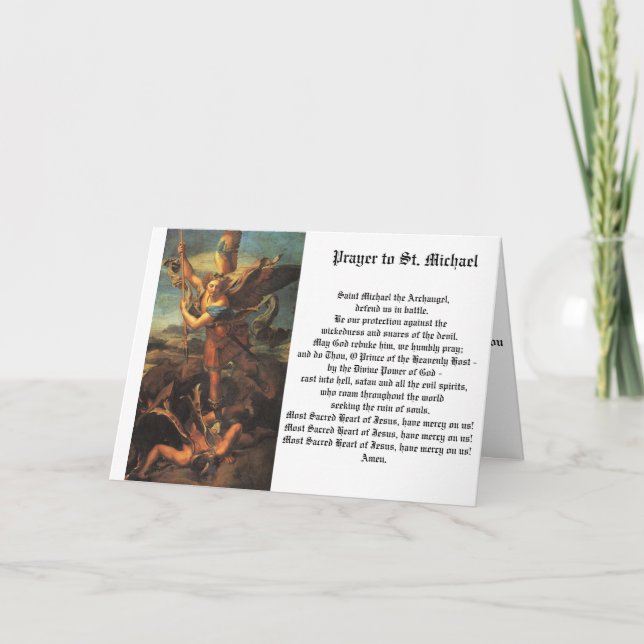Cartão Michael, o Arcanjo (Frente)