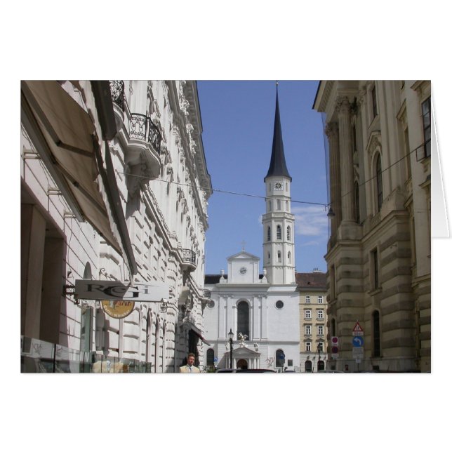 Cartão Michaelerkirche (Frente Horizontal)