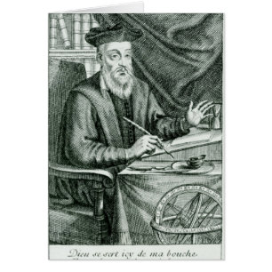 Cartão Michel de Nostredame
