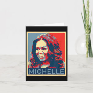 Cartão Michelle Obama Mulheres Negras História Negra Mês