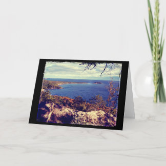 Cartão Michigan Lake Superior Scene